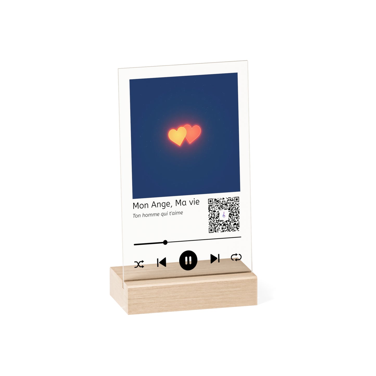 Song Plaque with QR Code