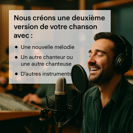 Zweite Version Ihres Songs