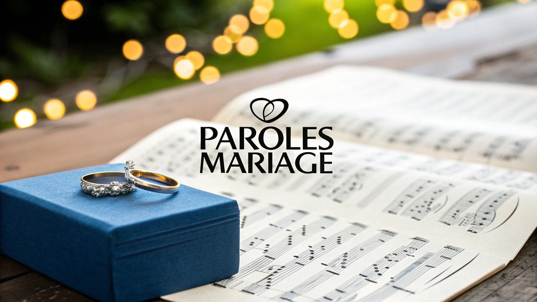 Parole Chanson Pour un Mariage : 6 Classiques Intemporels Pour Dire "Oui"