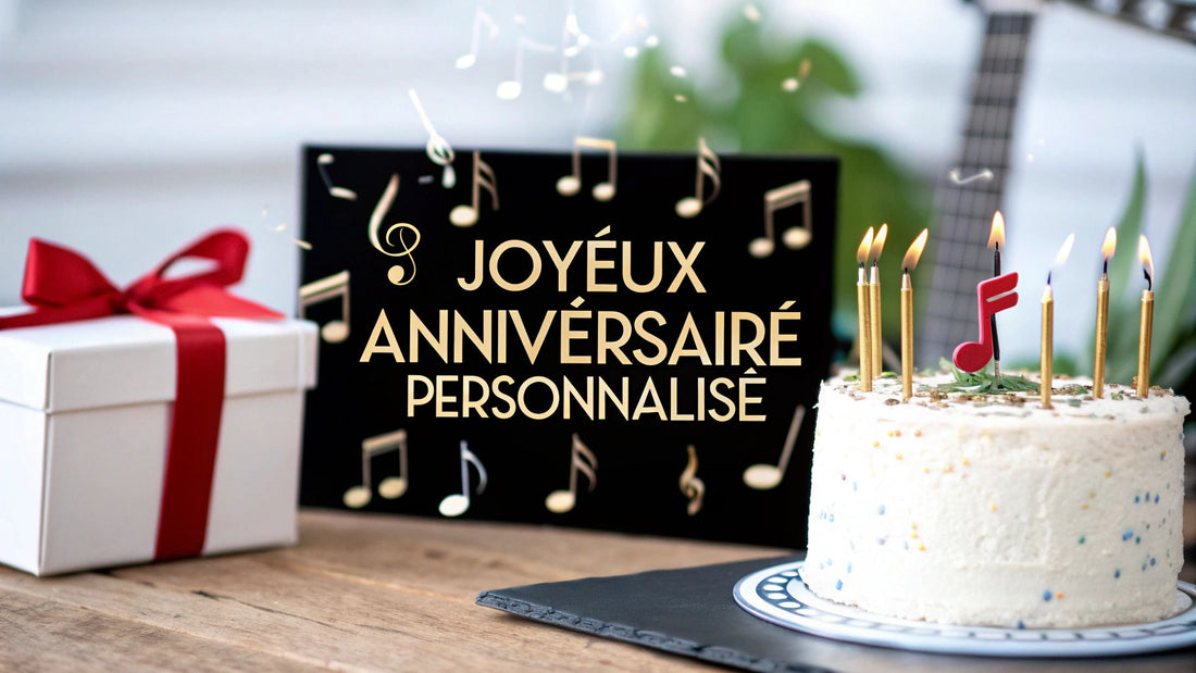 Créez l'émotion avec une musique joyeux anniversaire personnalisée