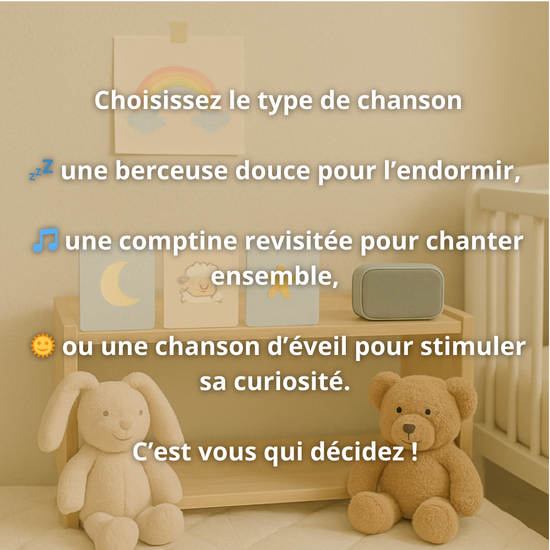 Chanson personnalisée pour enfant